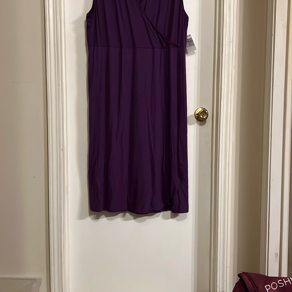 NWT Catherines Purple Scoop Neck Midi Sundress 1/2 off Wednesday expires - Picture 7 of 9